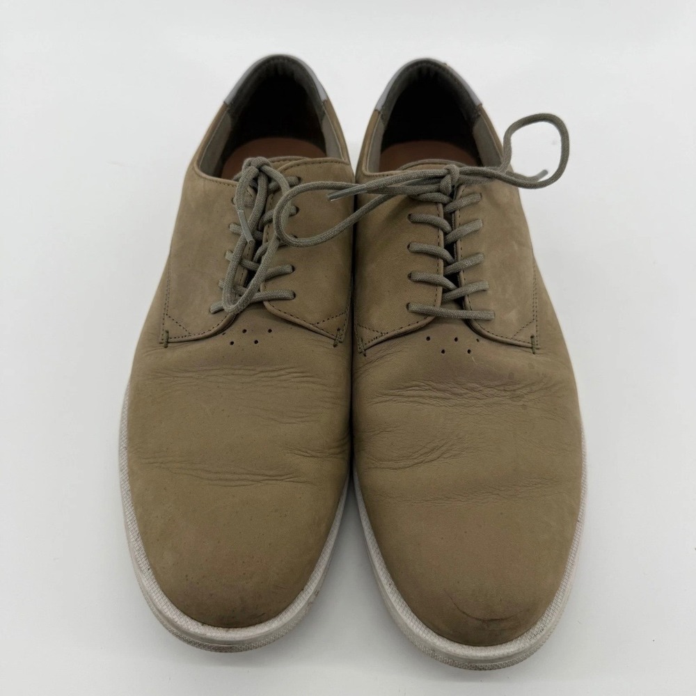 Lacoste Laccord 117 1 CAM Oxford Mens 10 Leather Tan Solid 7-33CAM10051X5